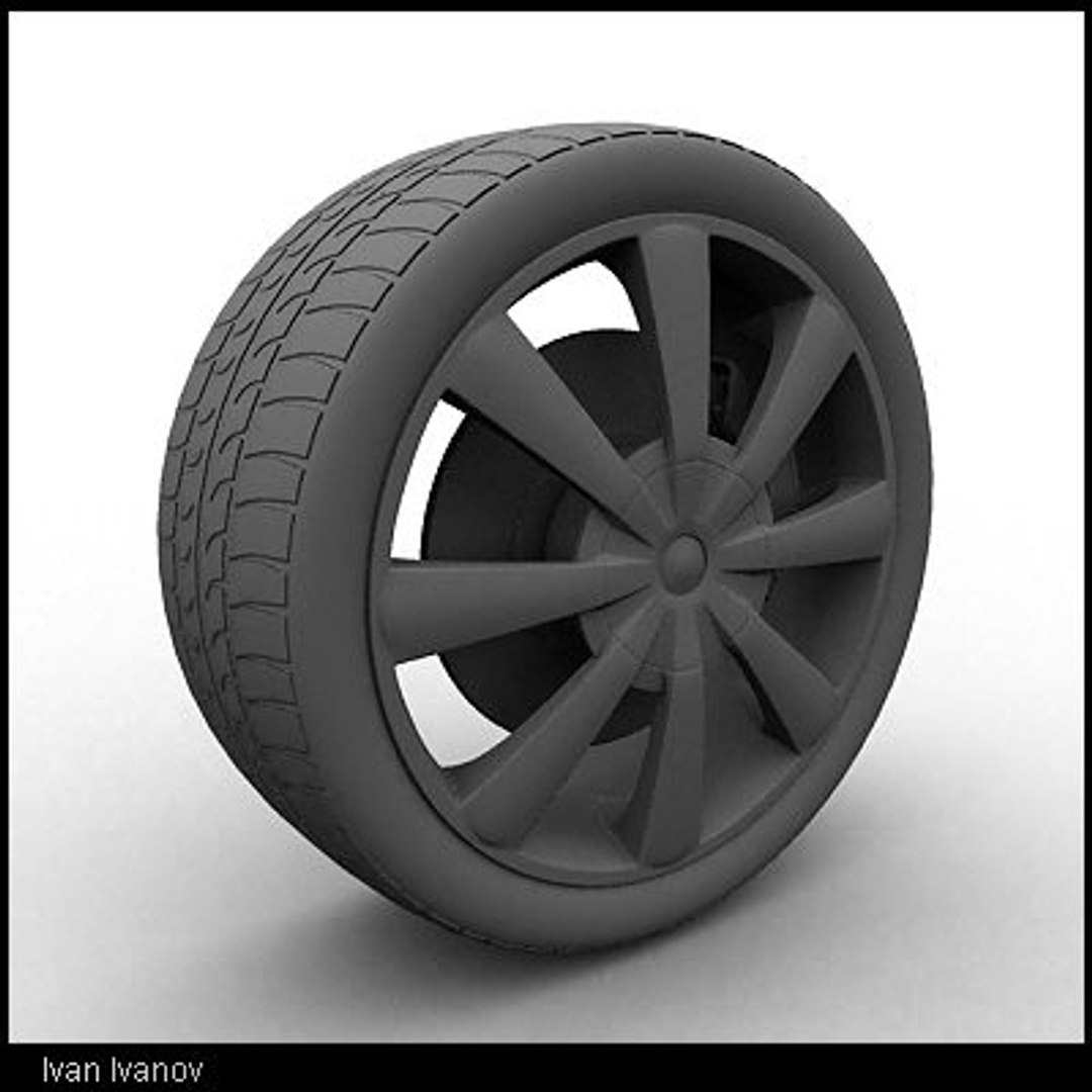 Maya Car Wheel