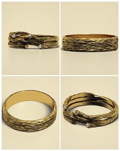 rings wedding wood