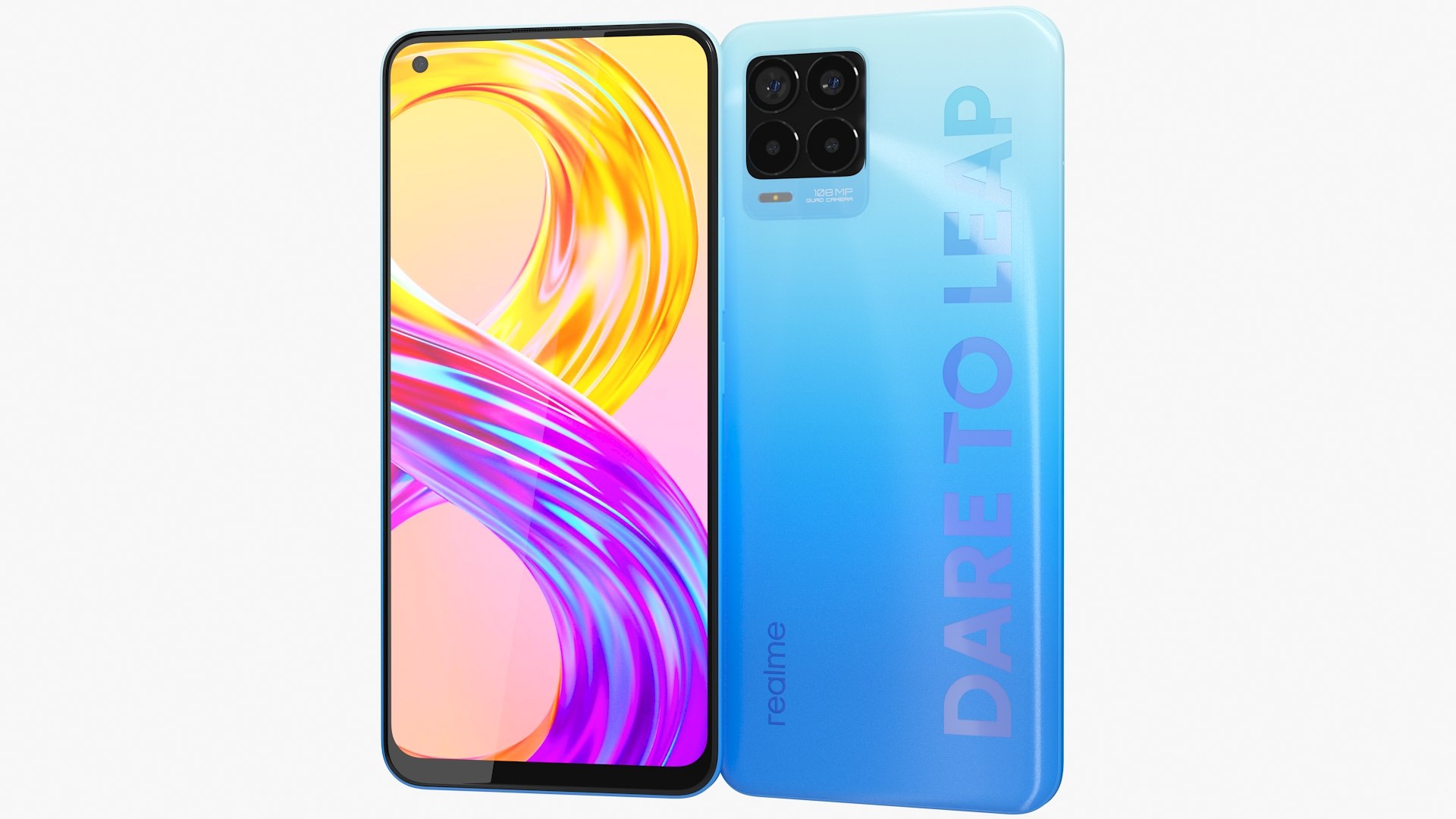 3D Realme 8 Pro Infinite Blue - TurboSquid 1717263