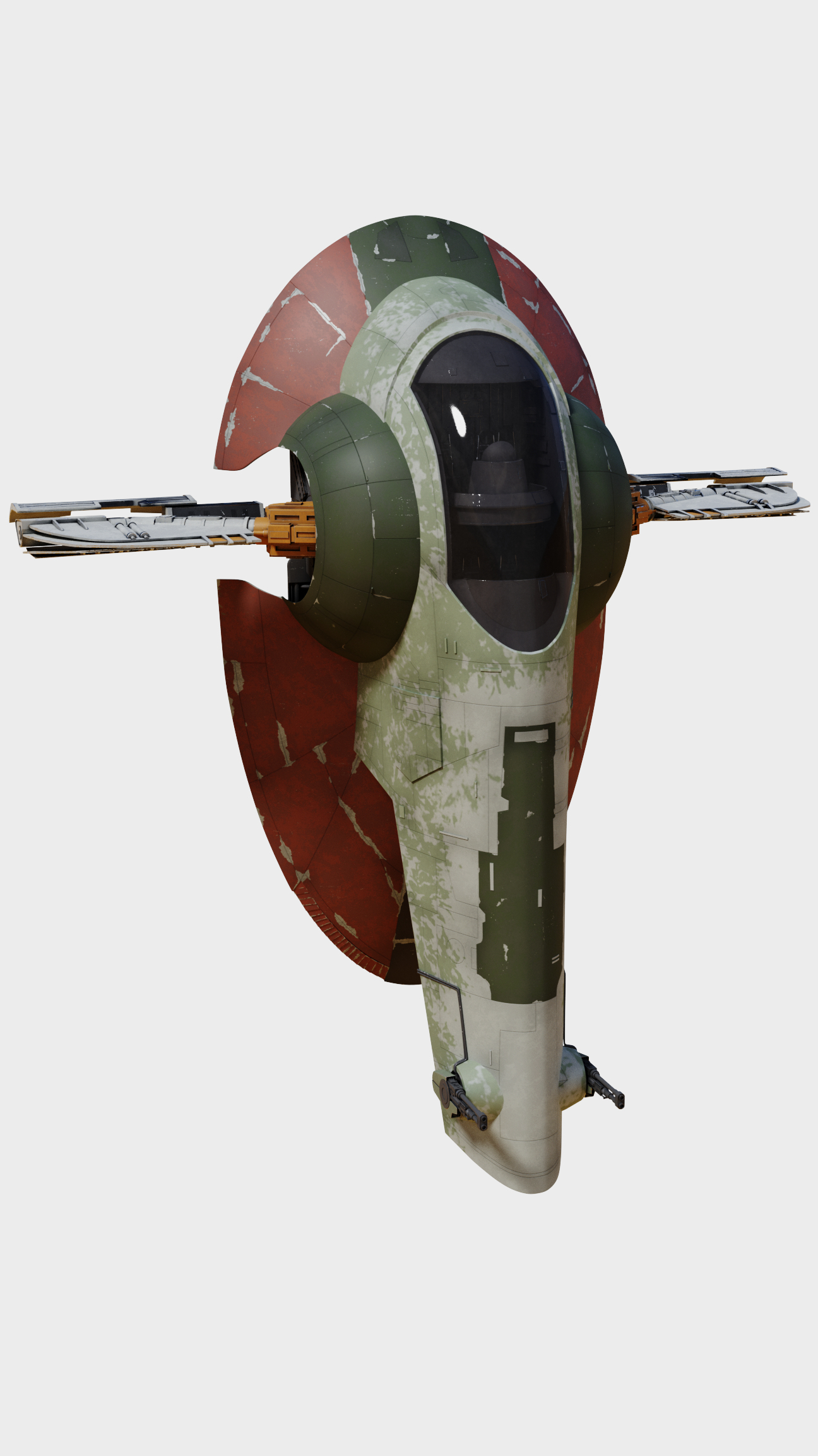 Boba Fett s Starship Slave 1 3D model - TurboSquid 1833146