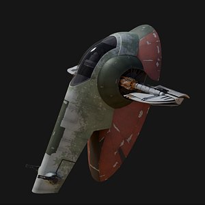 Boba Fett s Starship Slave 1 3D model