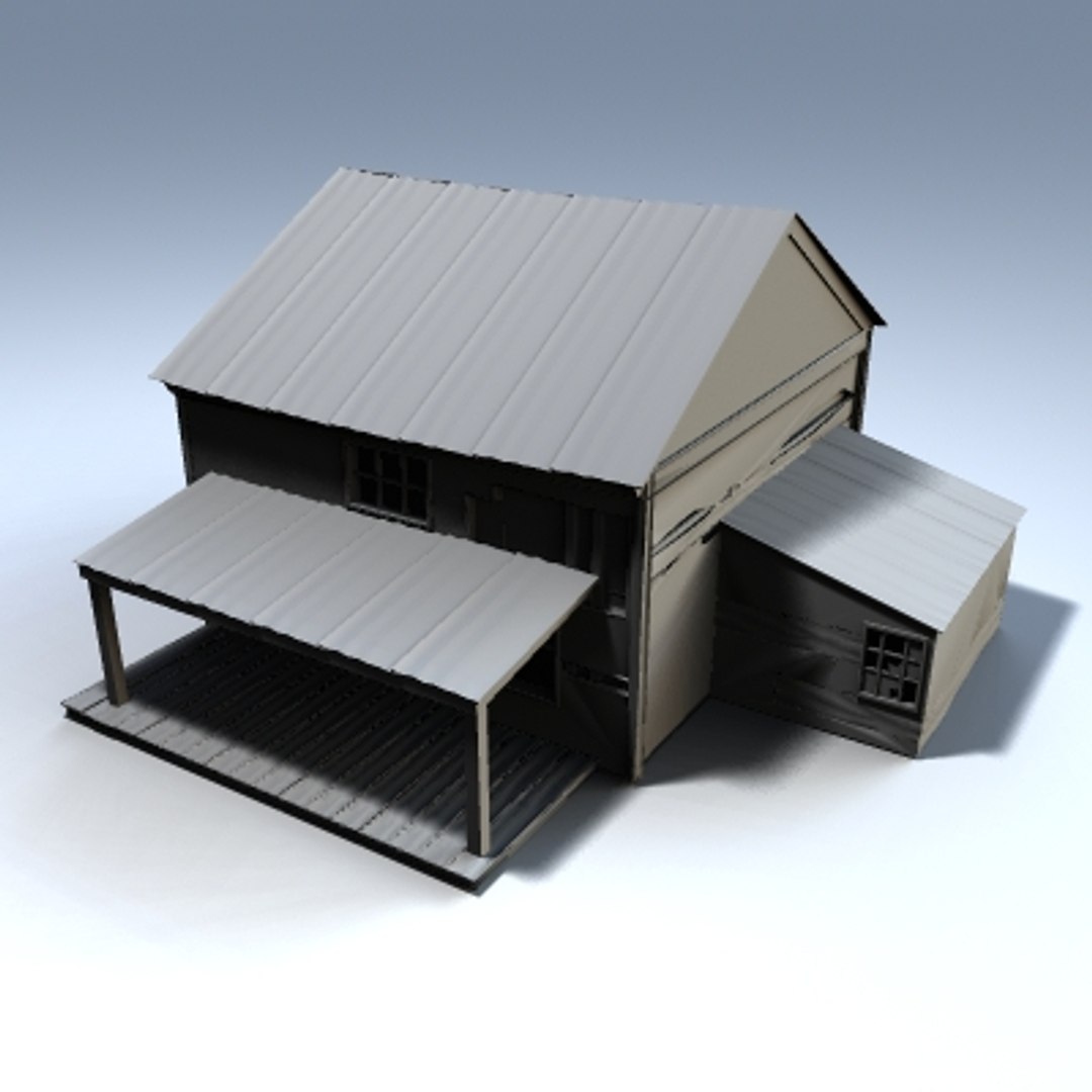 Farm House 3d Model