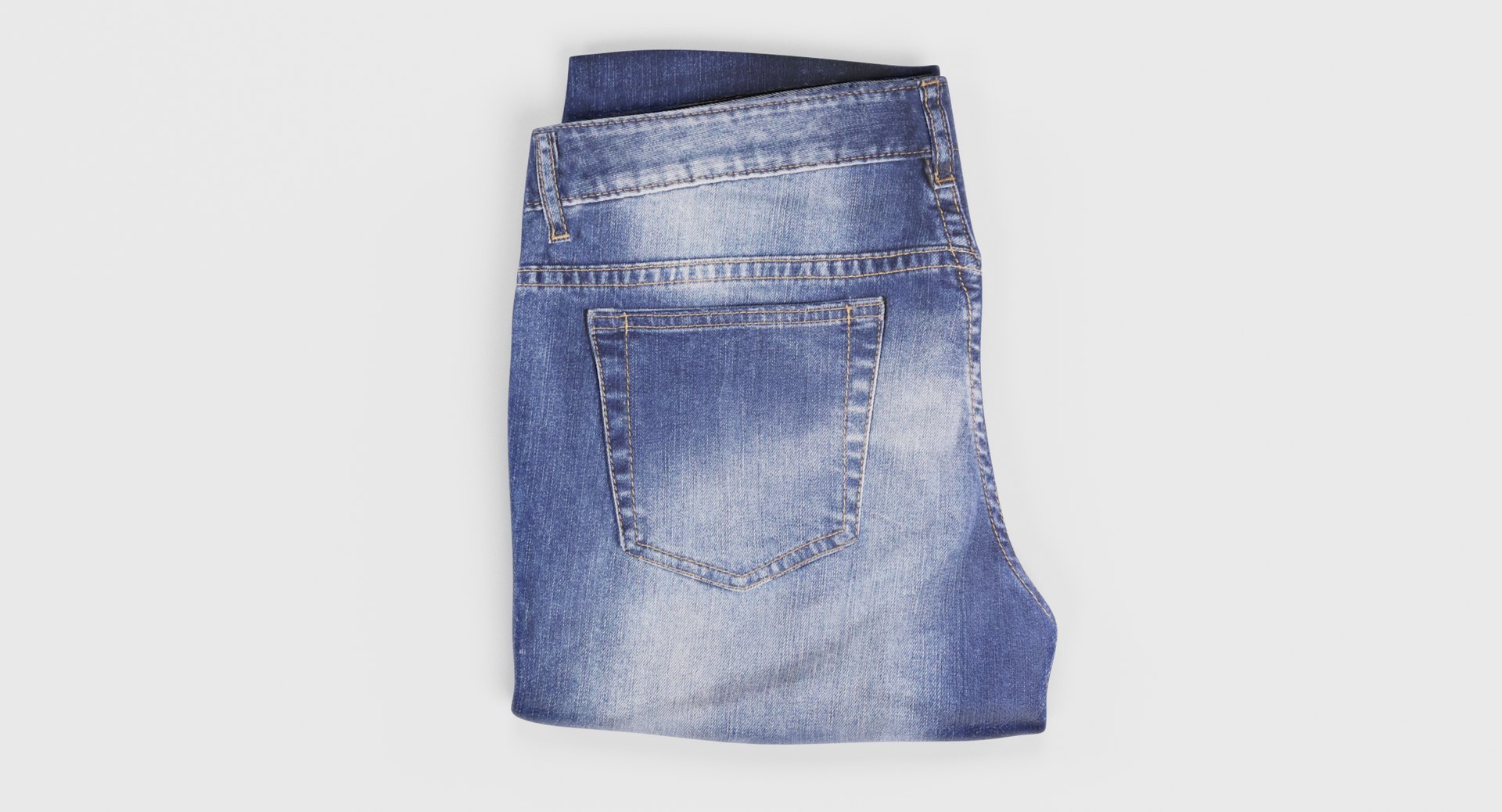 3D model folded jeans - TurboSquid 1414191