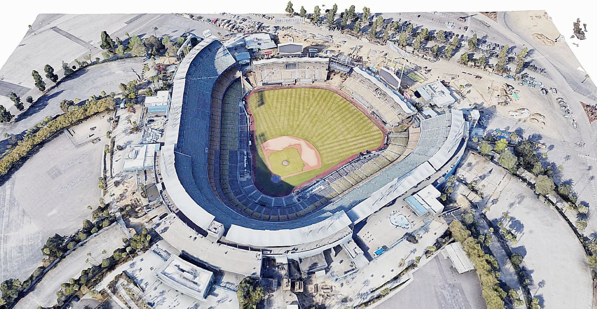 Dodger Stadium 3D model - Architecture on 3DModels