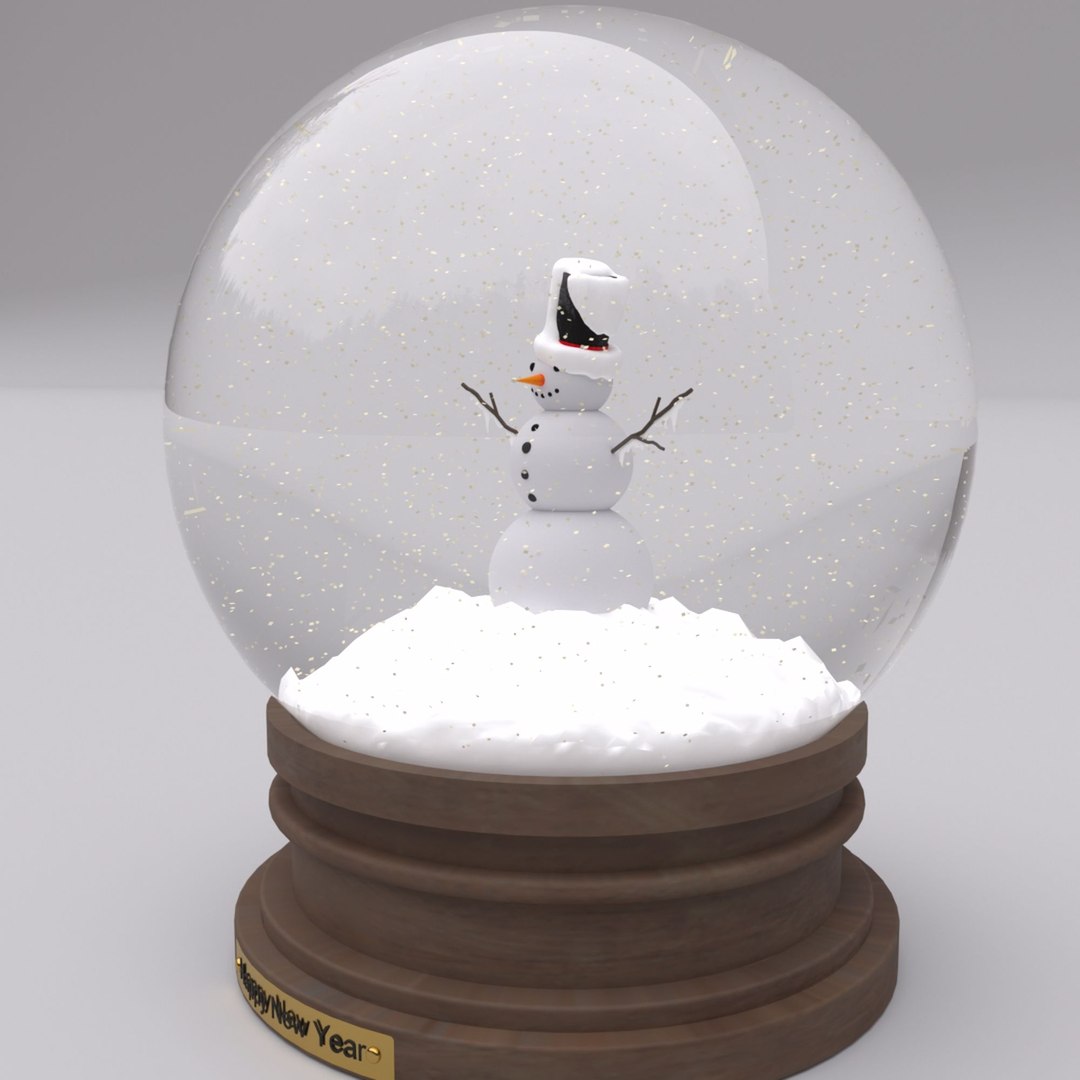 Snow Globe 3D Model - TurboSquid 1993903