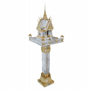 Thai style royal shrine