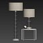 Jasmine Glass Floor & Table Lamp