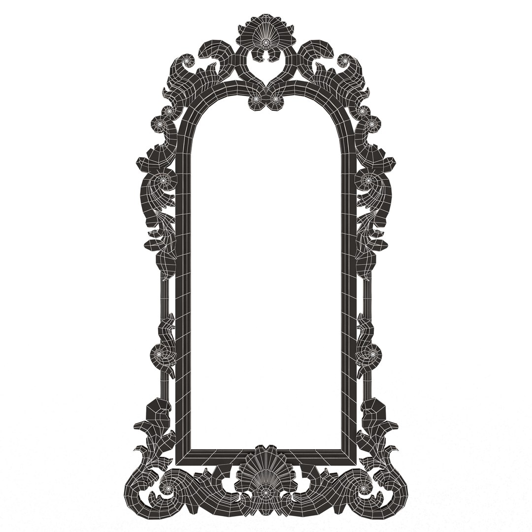 Classic Mirror 06 3D model - TurboSquid 1959967
