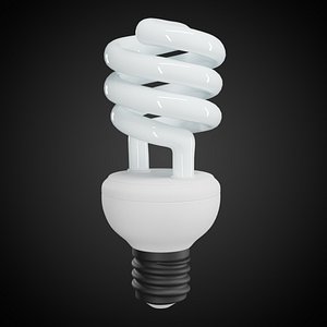 Fluorescent Light Bulb model