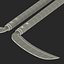 Kama Weapon 3D Model