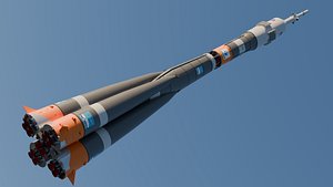 Soyuz 2 Orbital Launch Vehicle 3D model