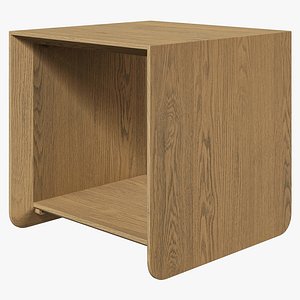 3D Felton side table by Arhaus model