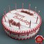 birthday cake 3d model