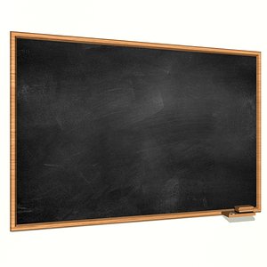 blackboard classic 3D model