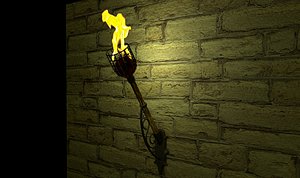 Medieval Fire Torch