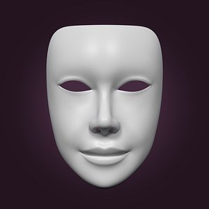 neutral mask 3D model