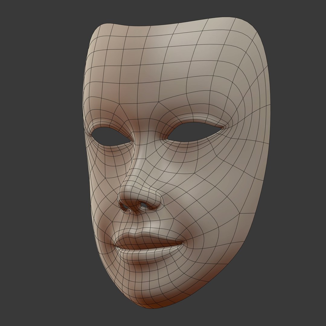 Neutral Mask 3D Model - TurboSquid 1352984