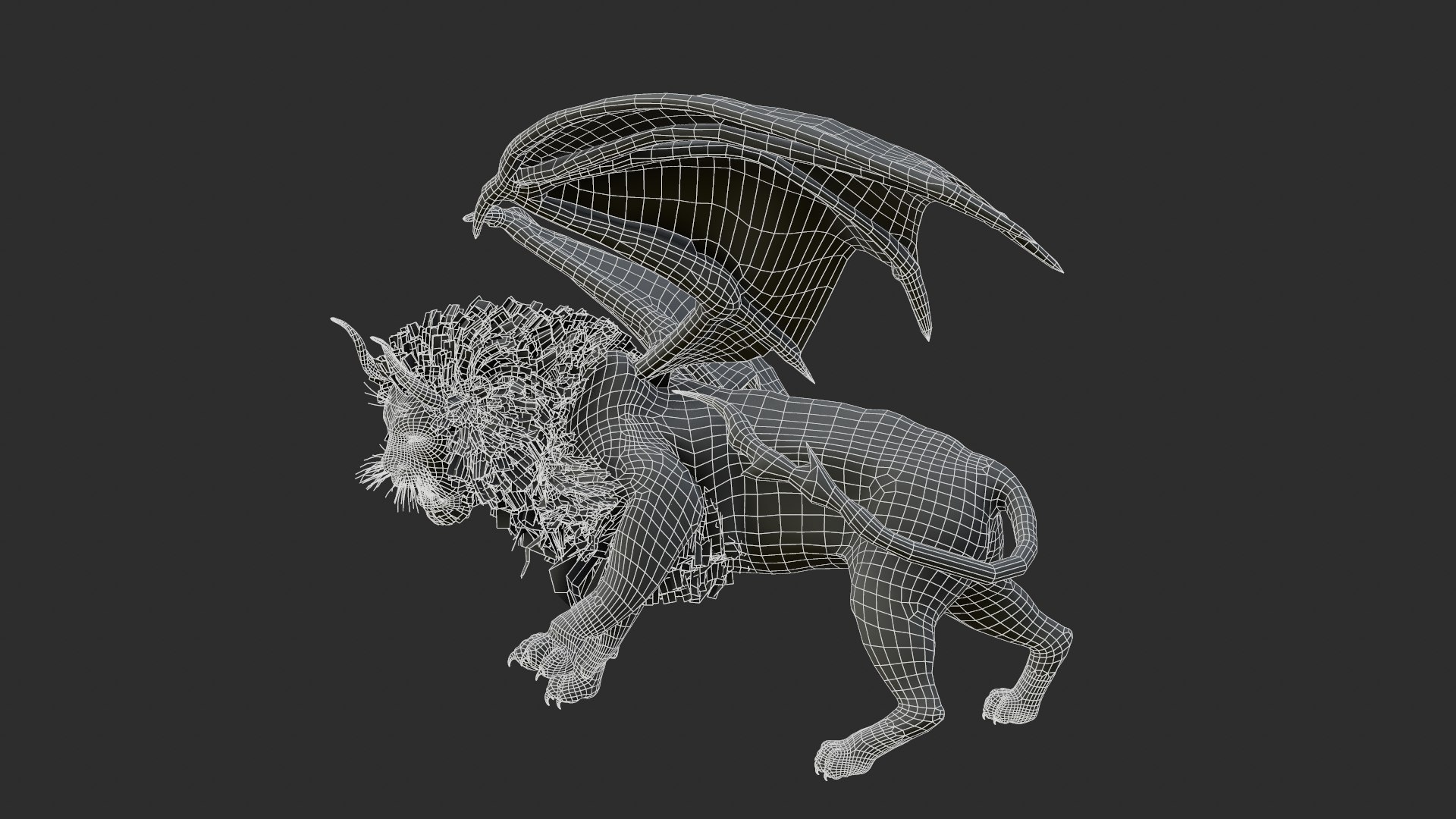 Manticore Creature model https://p.turbosquid.com/ts-thumb/92/cA3nmV/0Q/screentopology3/png/1634420772/1920x1080/fit_q87/330e2ca6af55b26a620e57d62413720bbc2be06b/screentopology3.jpg
