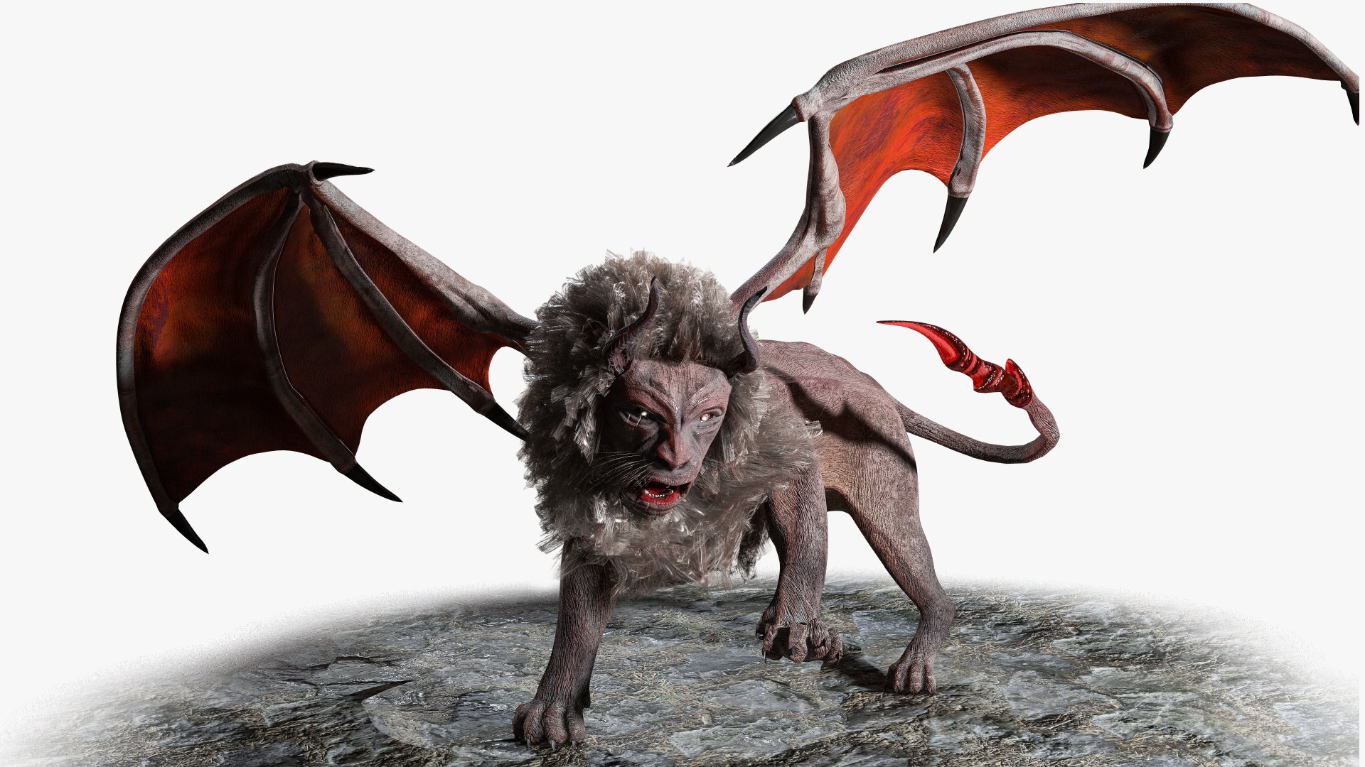 Manticore Creature model https://p.turbosquid.com/ts-thumb/92/cA3nmV/sE/turbosquidscreen5/png/1634420696/1920x1080/fit_q87/a9093f7a1a2980646691c305a274e2aa450b055c/turbosquidscreen5.jpg