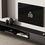 611 tv wall kit 22 living room zone wall rack and long black console CORONA 2019