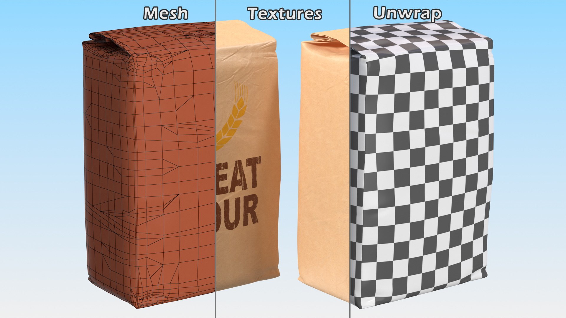 Wheat Flour Brown Paper Bag 5lb 3D https://p.turbosquid.com/ts-thumb/92/hLi1aA/Qk/wheatflourbrownpaperbag5lbc4dmodel015/jpg/1619139667/1920x1080/fit_q87/b153247146ce753bafde4b20e8df1ad6419ff1e8/wheatflourbrownpaperbag5lbc4dmodel015.jpg