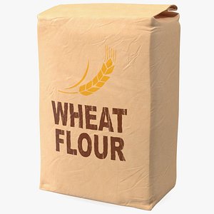 Wheat Flour Brown Paper Bag 5lb