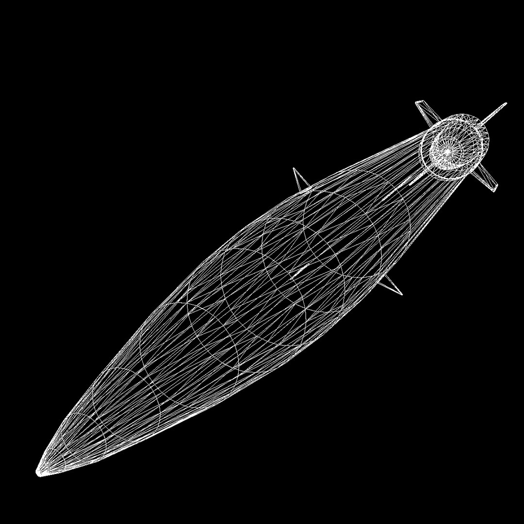 Abdali Ballistic Missile Hatf-ii 3d Model