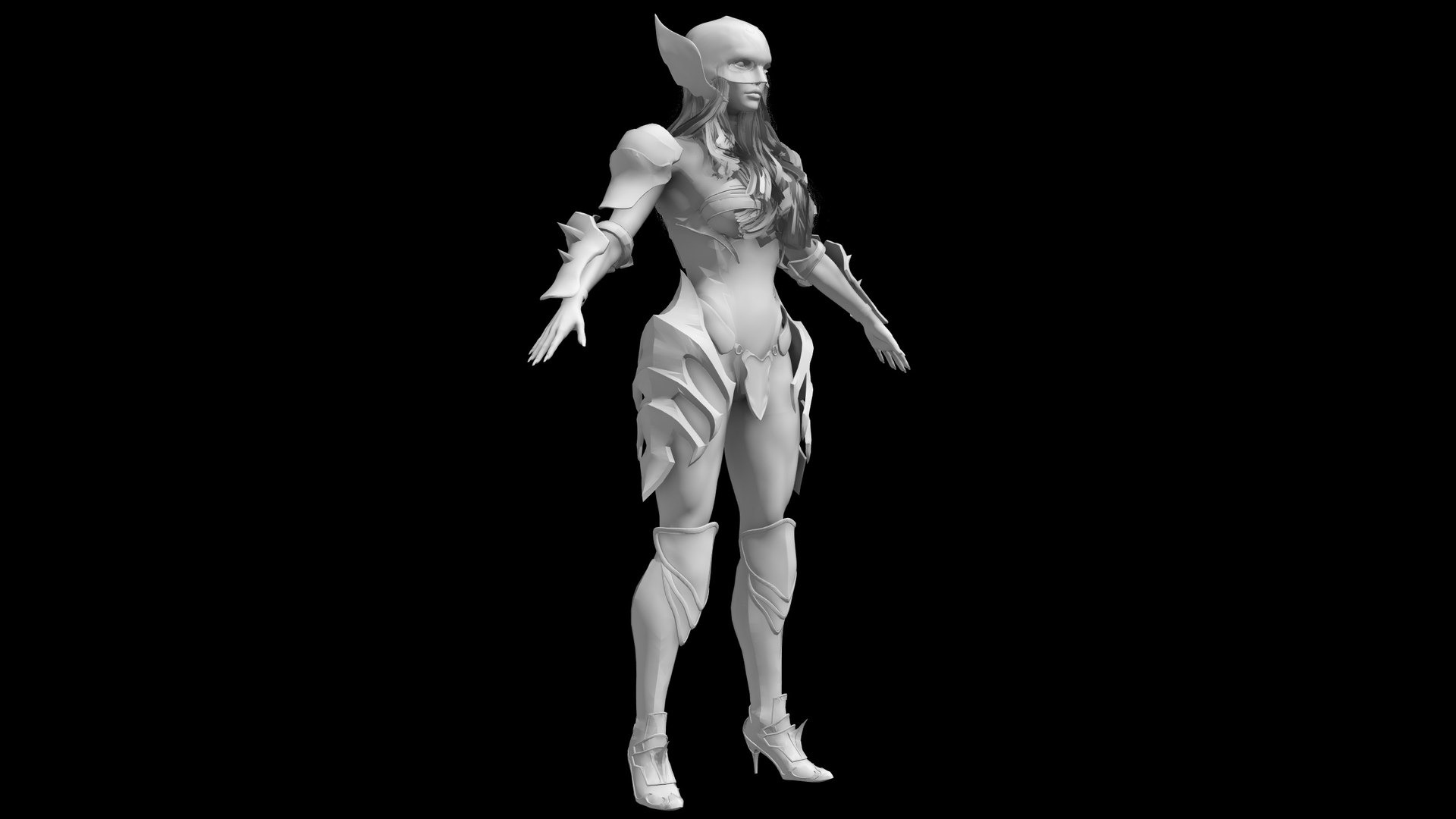 Valkyrie Warrior 3D Model - TurboSquid 2016763