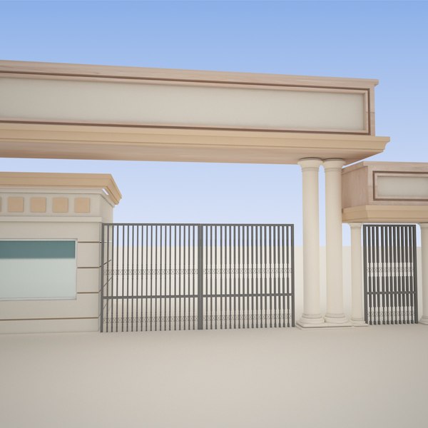 entrance gate design for school