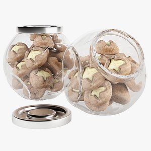 Glass jar cookie content 03