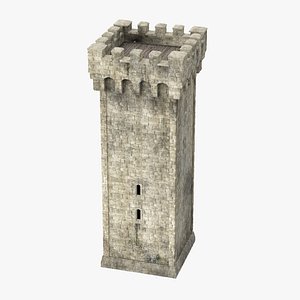 square tower - 3d max