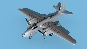 Douglas DB-7 Boston Mk III V00 3D