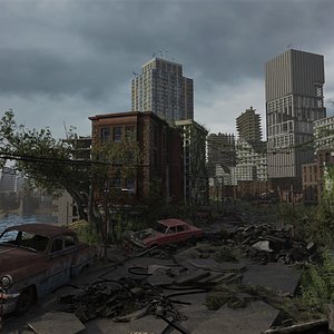 Decaying Metropolis A Post-Apocalyptic New York City