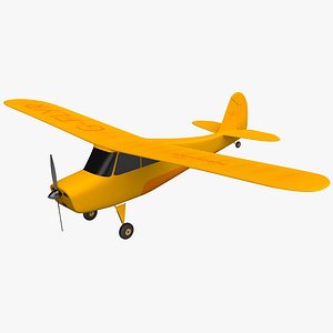 radio control rc airplane 3d model