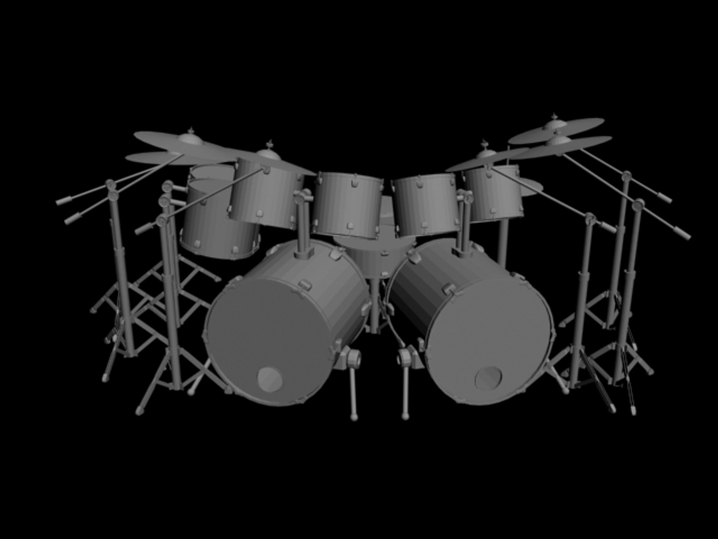 Rock Drum Set Style Max