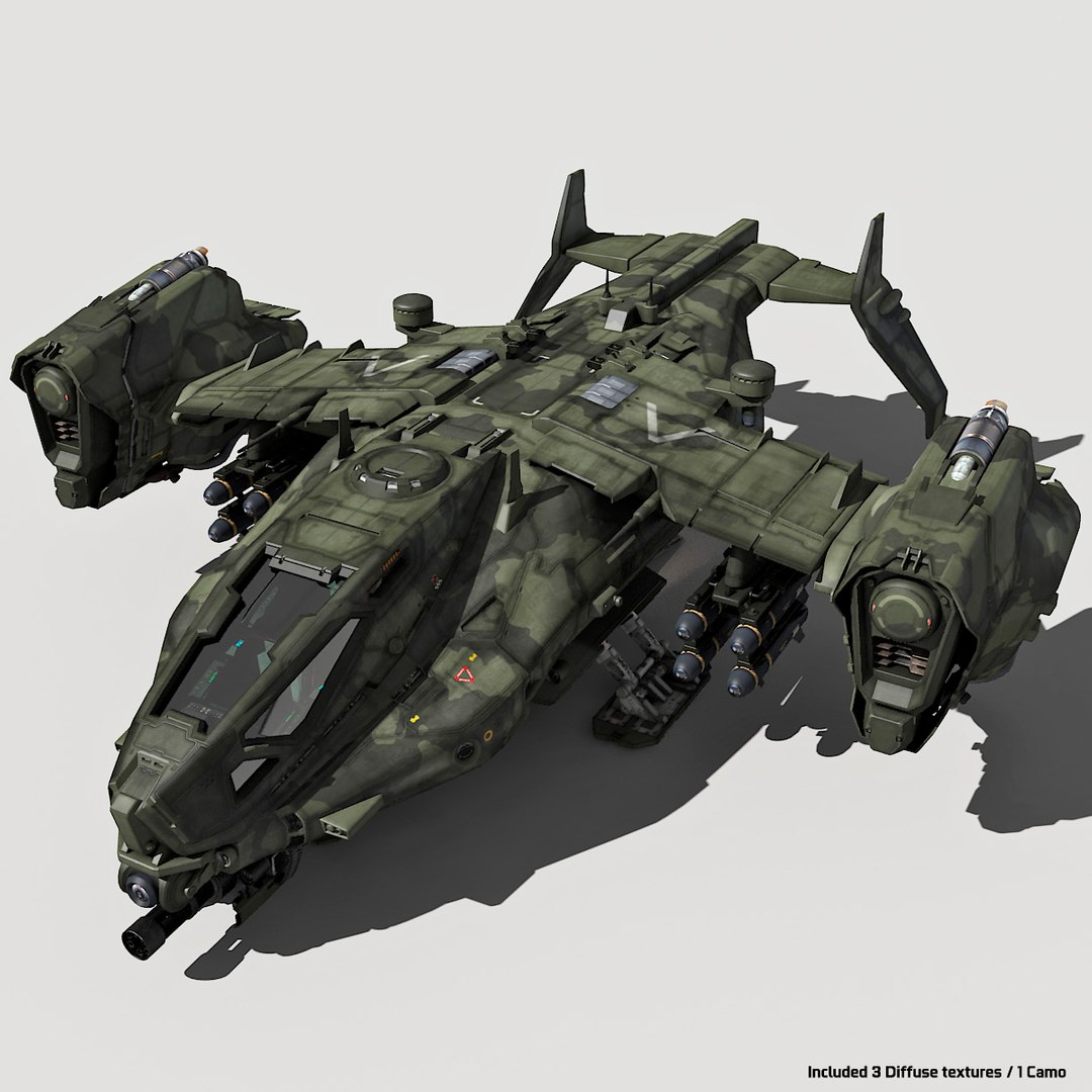 3D Model Scifi Military Vehicles Sf | 1148994 | TurboSquid