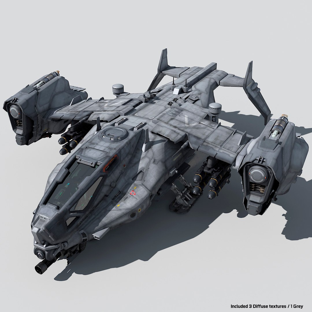 3D Model Scifi Military Vehicles Sf | 1148994 | TurboSquid