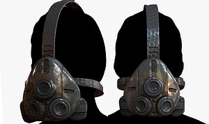 gas mask 3D model