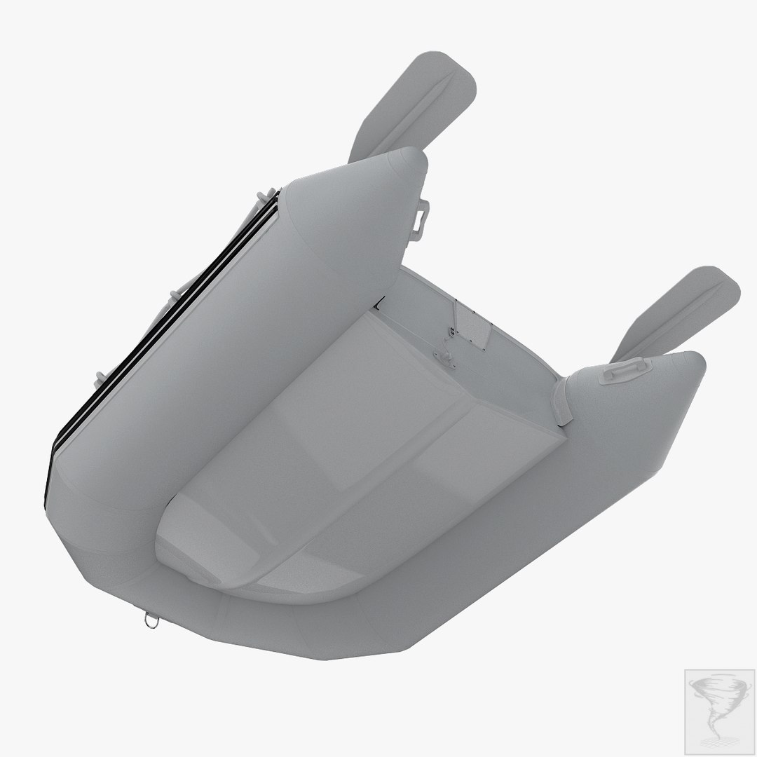 rafting boat 3d model