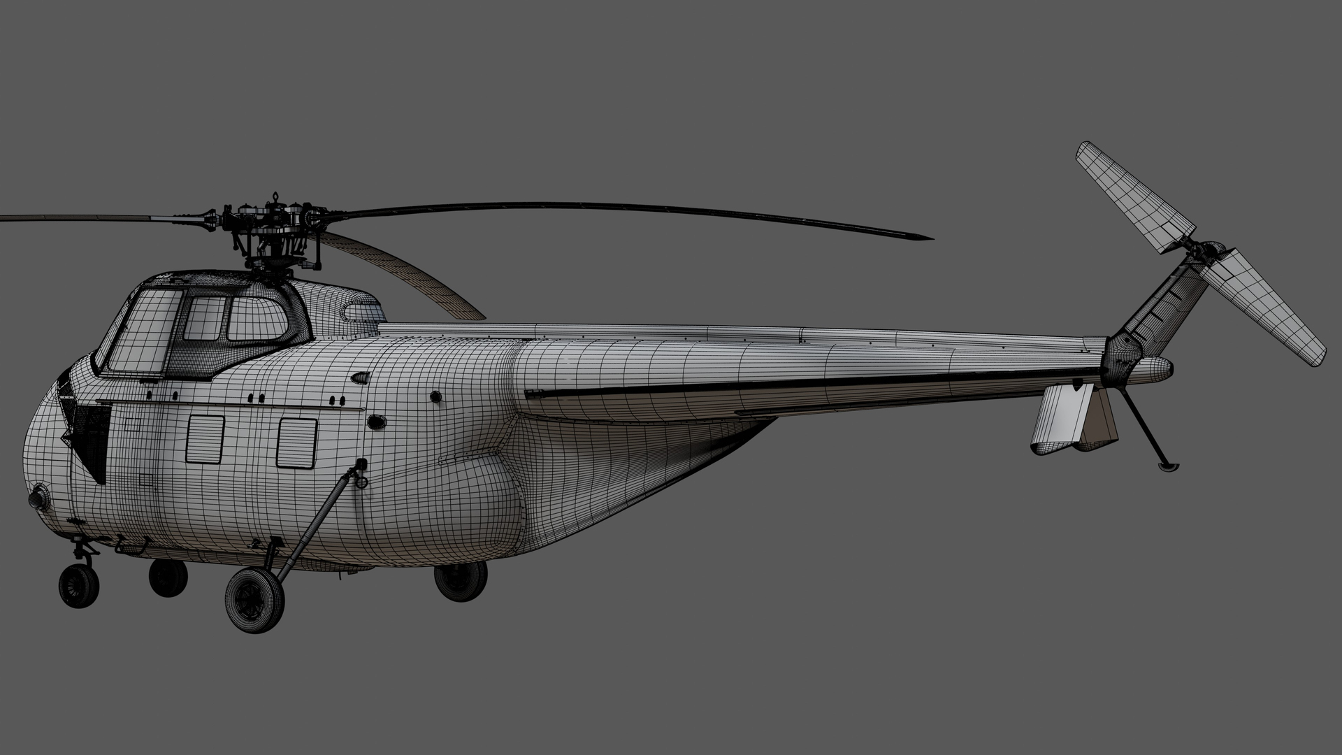 Sikorsky H-19 Chickasaw PBR 2 3D - TurboSquid 1754837