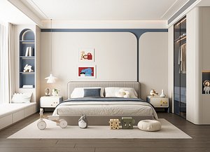 modern bedroom 3D model