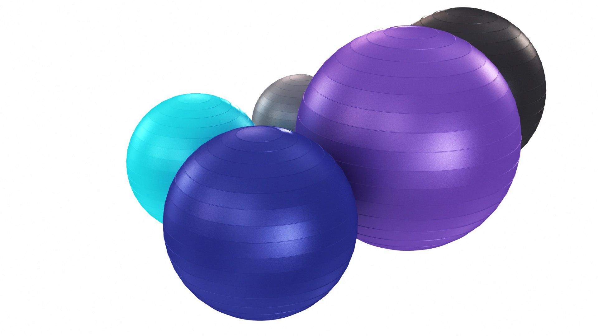 3D Pilates Balls - TurboSquid 1947008