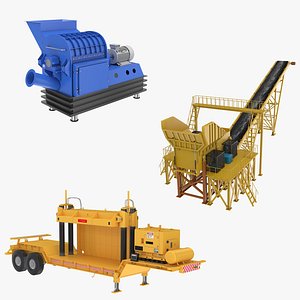 Crusher Machines Collection 2 3D model