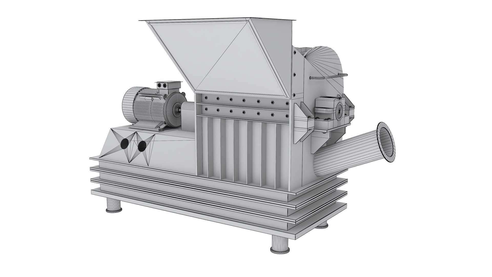 Crusher Machines Collection 2 3D model https://p.turbosquid.com/ts-thumb/93/RNquZ1/cW/woodchipper20/jpg/1730794787/1920x1080/fit_q87/0eafb425ddbcf8f4e05727514b65f3af5c26dfce/woodchipper20.jpg
