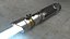 Lightsaber blue photorealistic