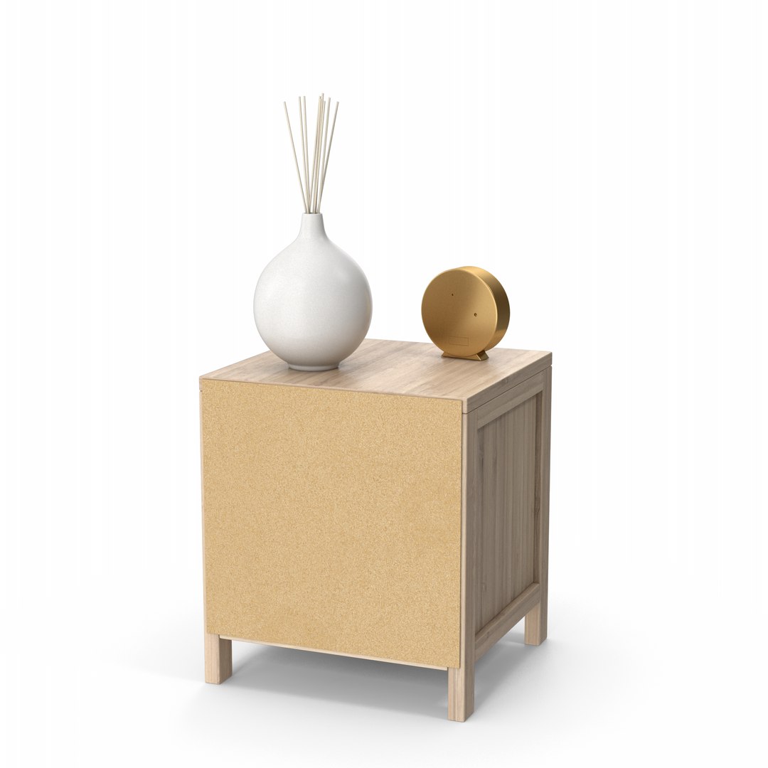 Bedside Table Set 3D Model - TurboSquid 1858092