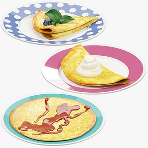 Pancakes on Plate Collection V5