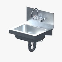 Commercial Wall Mounted Handwash Sink PBR