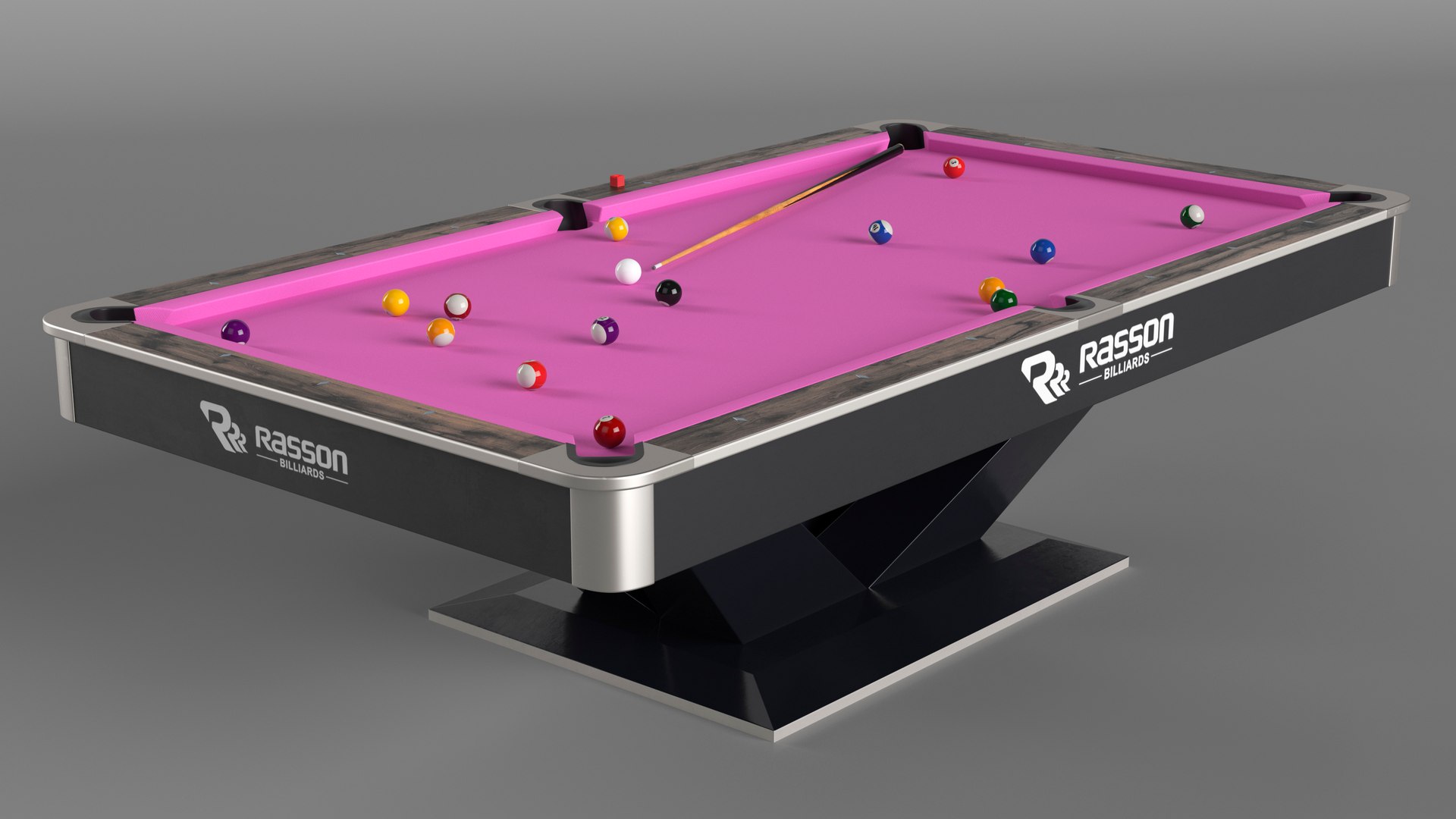 Pool Table Rasson Fuchsia with Balls and Cue 3D model https://p.turbosquid.com/ts-thumb/93/dLaITH/g4/pooltablerassonfuchsiawithballsandcuec4dmodel012/jpg/1708728972/1920x1080/fit_q87/d90e9ef3d729b228733f5502a3a3cc235aa2c587/pooltablerassonfuchsiawithballsandcuec4dmodel012.jpg