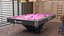 Pool Table Rasson Fuchsia with Balls and Cue